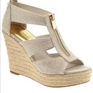 AUTHENTIC MK Damita wedges